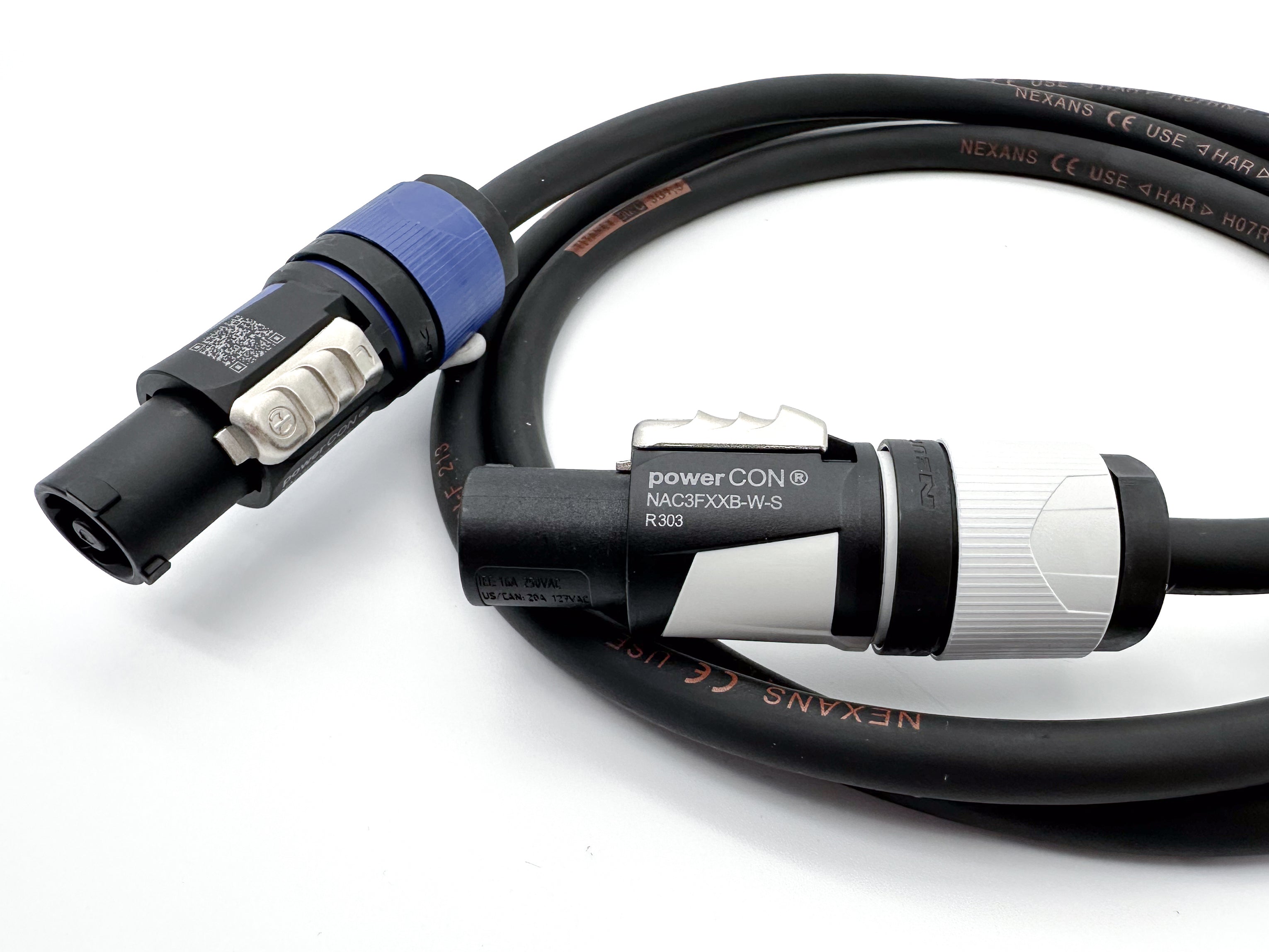 Propojovací napájecí kabel Neutrik powerCON A/B, TITANEX H07RN-F 3G1,5 mm², 5m Propojovací napájecí kabel Neutrik powerCON A/B, TITANEX H07RN-F 3G1,5 mm², 5m